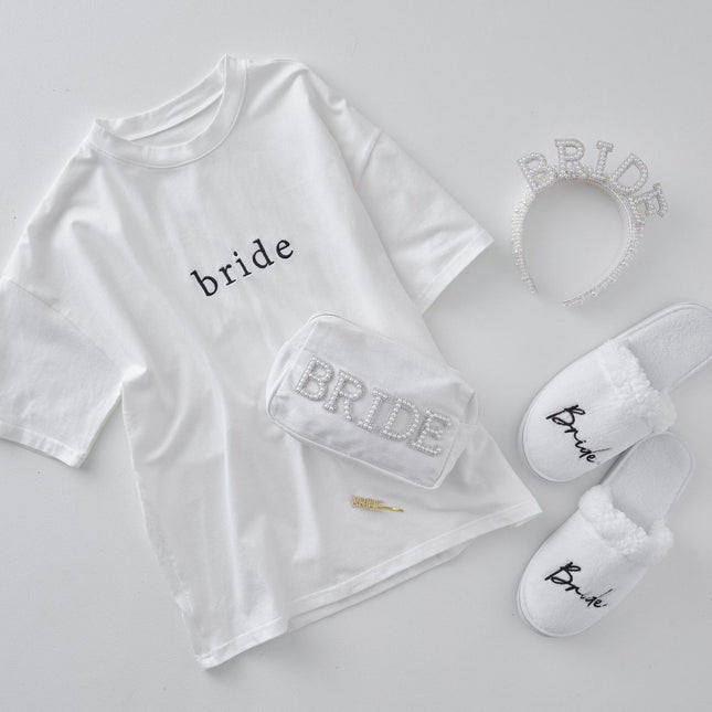 Bride Shirt Wit van Ginger Ray koop je bij Partywinkel