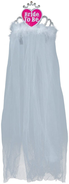 Bride To Be Sluier van Fiestas Guirca koop je bij Partywinkel