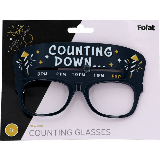 Bril - Aftellen Oud en Nieuw van Folat koop je bij Partywinkel