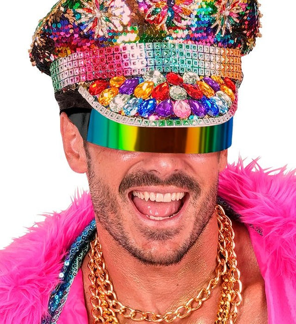 Bril Spiegelglas Regenboog van Widmann koop je bij Partywinkel