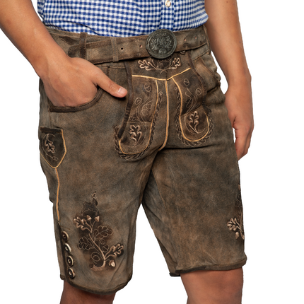 Lederhose Braun Kurz Brixen