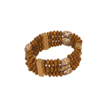 Bruine Kralenarmband