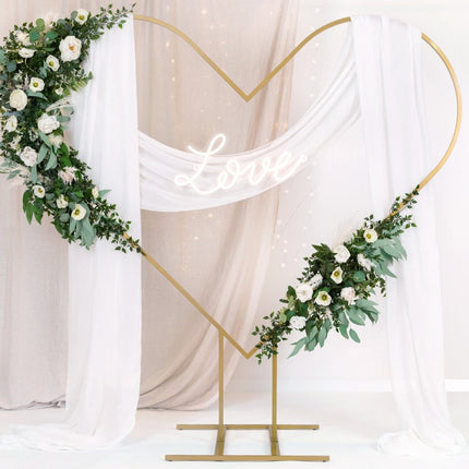 Bruiloft Hangdecoratie Backdrop Gordijn 1,4x 10m van Partydeco koop je bij Partywinkel