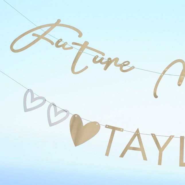 Bruiloft Slinger Mr & Mrs 1,5m van Ginger Ray koop je bij Partywinkel