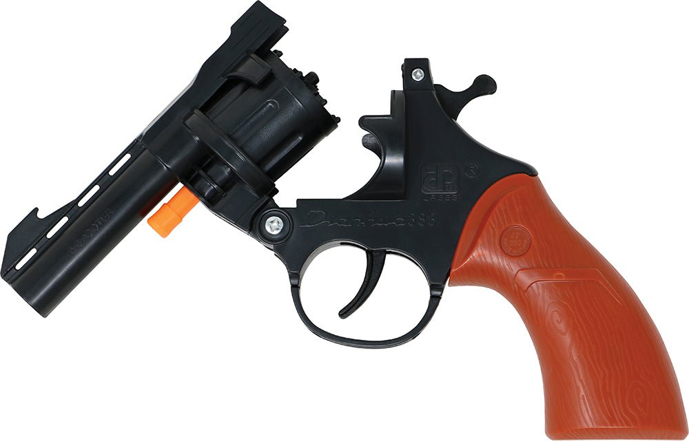 Bruin Zwarte Nep Pistool 18cm - Partywinkel - 8434077166710
