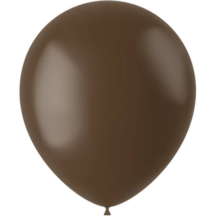 Bruine Ballonnen 10st - Partywinkel - 8714572195973