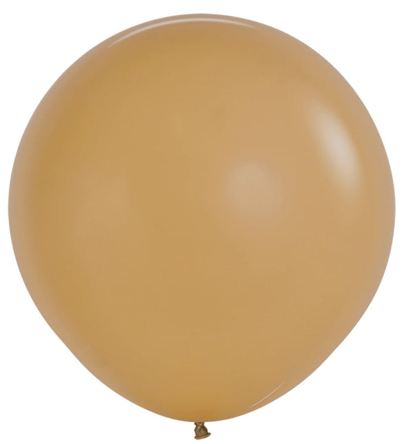 Bruine Ballonnen 91cm 10st van Sempertex koop je bij Partywinkel