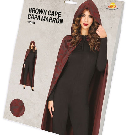 Bruine Cape 1,20m - Partywinkel - 8434077190074
