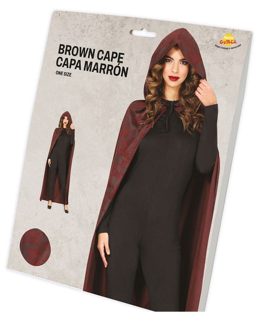 Bruine Cape 1,20m - Partywinkel - 8434077190074