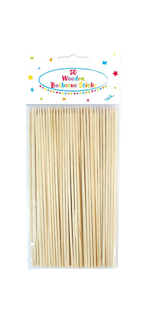 Bruine Cocktailprikkers Hout 50st van Procos koop je bij Partywinkel