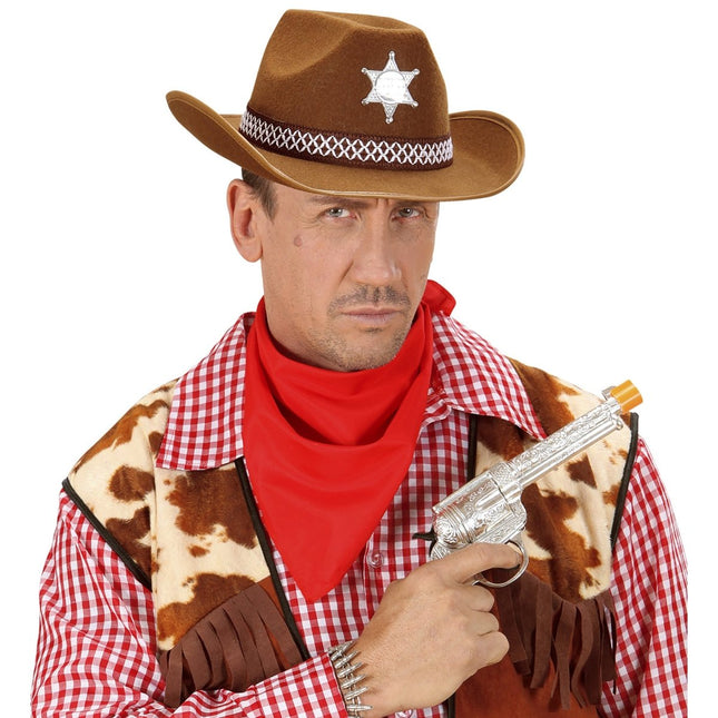 Bruine Hoed Sheriff van Widmann koop je bij Partywinkel