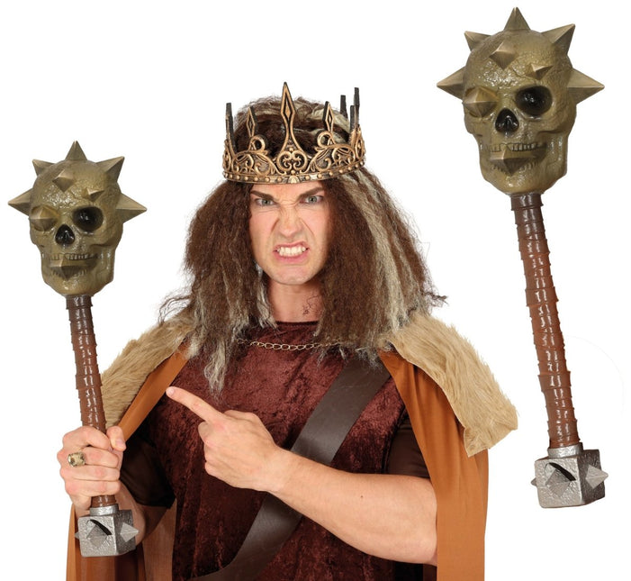 Bruine Nep Knuppel Spikes 60cm - Partywinkel - 8434077271223