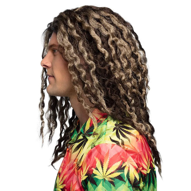 Bruine Pruik Rasta van Boland koop je bij Partywinkel