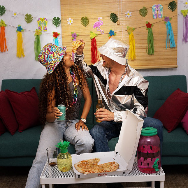 Bucket hat Glimmer zilver van Boland koop je bij Partywinkel