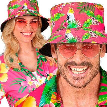 Bucket Hat Zomer Party Roze van Widmann koop je bij Partywinkel