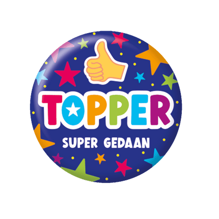 Dunkelblauer Knopf Topper 5,5 cm