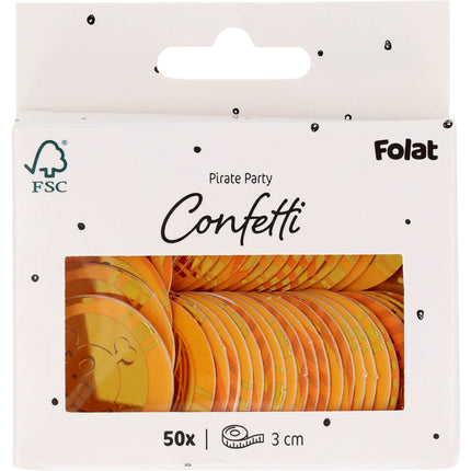 Gold Konfetti-Münzen 50Stück