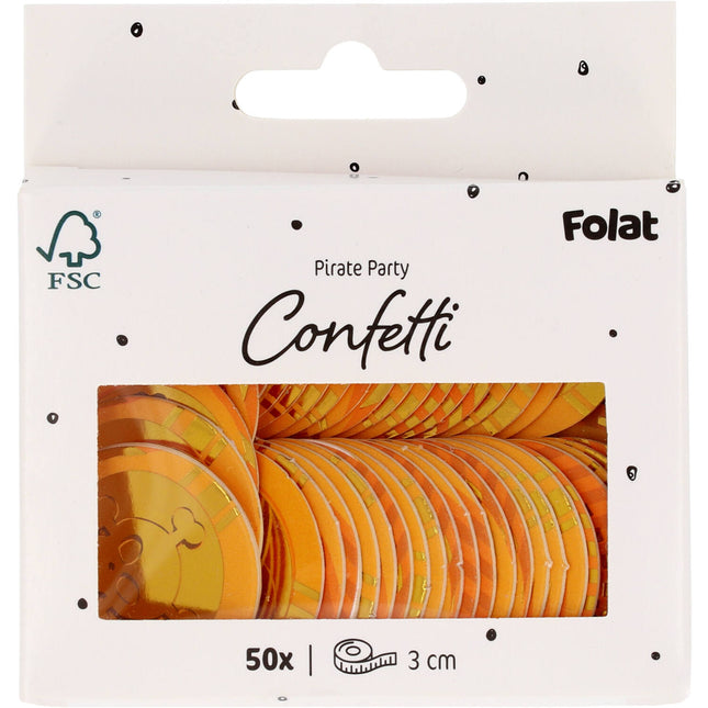 Gold Konfetti-Münzen 50Stück