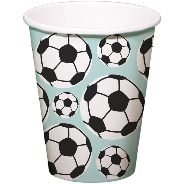 Fußballbecher 250ml 8Stk