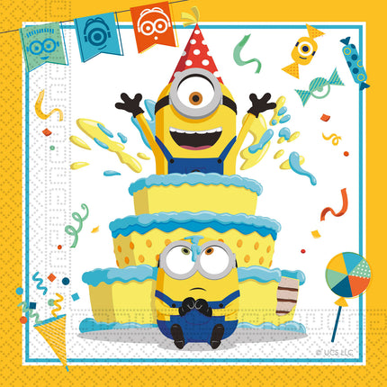 Minions: The Rise Of Gru Fsc Zweilagige Papierservietten 33X33Cm 20Stück