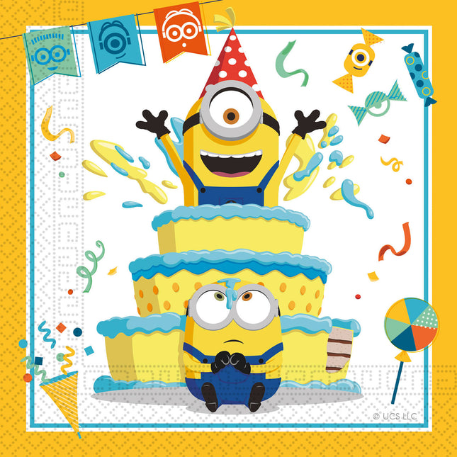 Minions: The Rise Of Gru Fsc Zweilagige Papierservietten 33X33Cm 20Stück