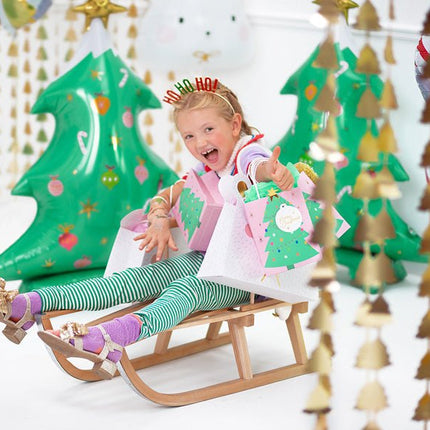 Cadeautasje Kerstboom 20cm van Partydeco koop je bij Partywinkel