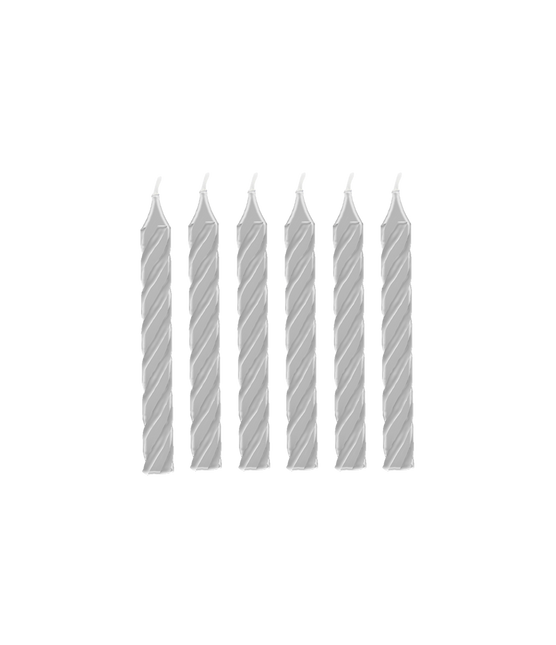 Kerzen Silber 12,5cm
