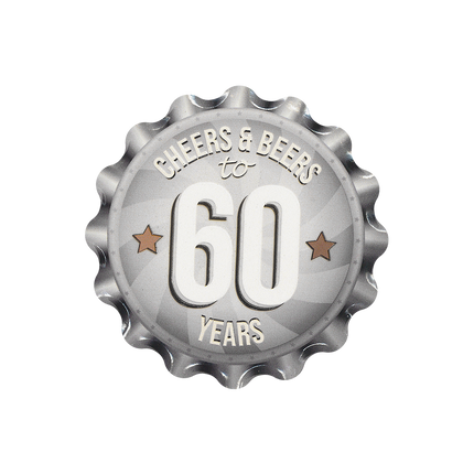 60 Jahre Untersetzer 60 11cm