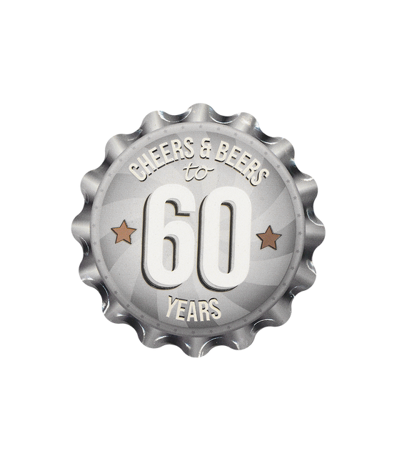 60 Jahre Untersetzer 60 11cm