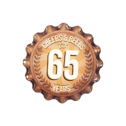 65 Jahre Untersetzer 11cm