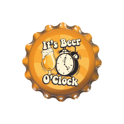 Orange Untersetzer Bear O'Clock 11cm