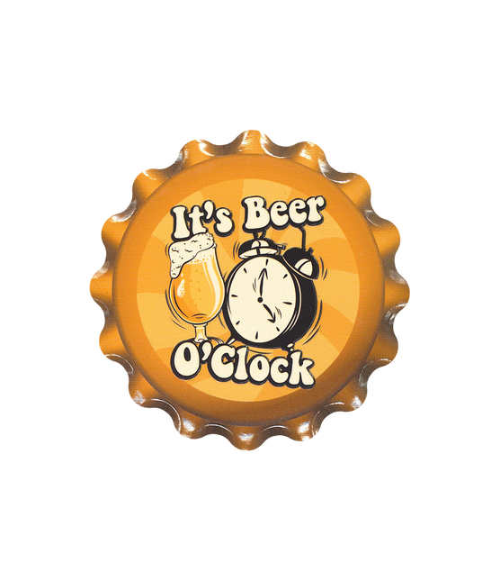 Orange Untersetzer Bear O'Clock 11cm