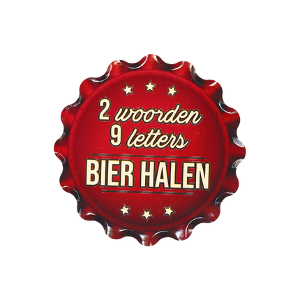 Rote Untersetzer Bierholer 11cm