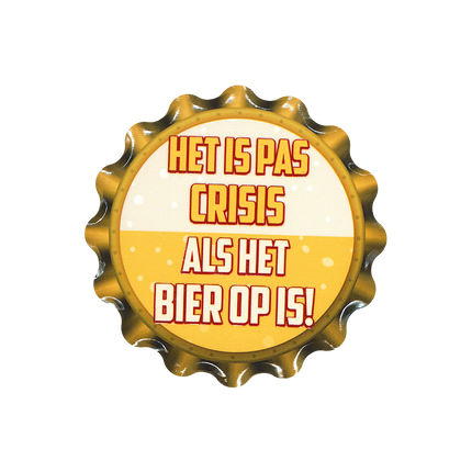 Orange Untersetzer Krise 11cm