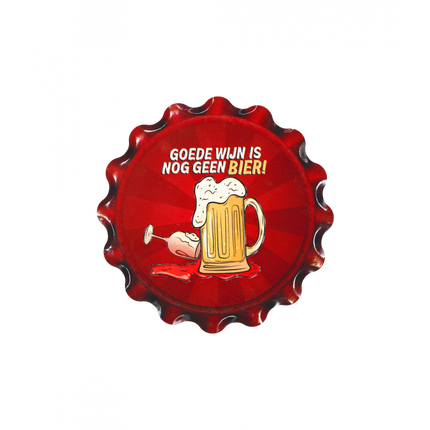 Rote Untersetzer Guter Wein 11cm