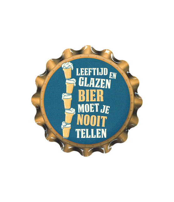 Blau Gelbe Untersetzer Alter und Gläser Bier 11cm