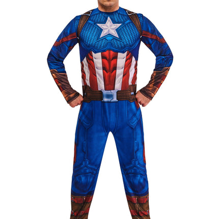 Captain America Kostüm Männer Blau
