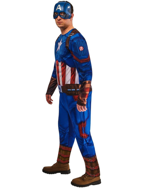 Captain America Kostuum Heren Blauw van Rubies koop je bij Partywinkel