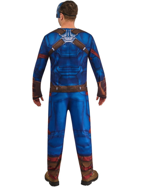 Captain America Kostuum Heren Blauw van Rubies koop je bij Partywinkel