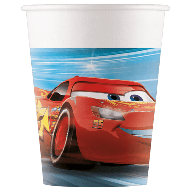 Cars Beker Papier 200ml 8st van Procos koop je bij Partywinkel