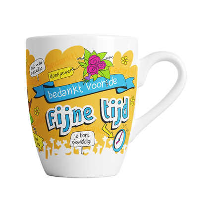 Cartoon Becher - Glückliche Zeit