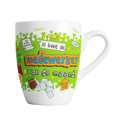 Cartoon Becher - Mitarbeiter