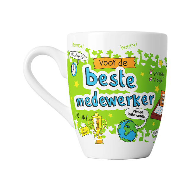 Cartoon Becher - Mitarbeiter