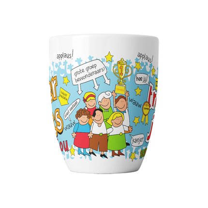 Cartoon Becher - Stolz auf dich