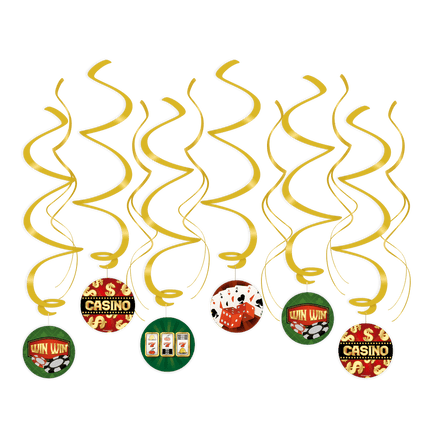 Casino Hangdecoratie 70cm van Paper Dreams koop je bij Partywinkel