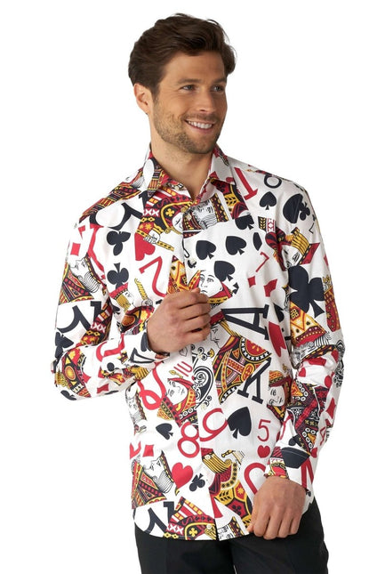 Casino Speelkaarten Overhemd Heren OppoSuits van OppoSuits koop je bij Partywinkel