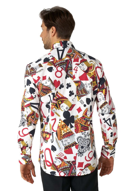 Casino Speelkaarten Overhemd Heren OppoSuits van OppoSuits koop je bij Partywinkel