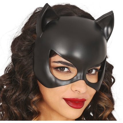 Catwoman Masker Half Gezicht van Fiestas Guirca koop je bij Partywinkel