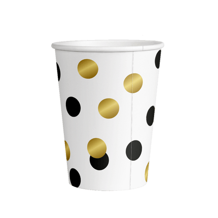 Alles Gute zum Geburtstag Tassen Dots 8cm 8Stück