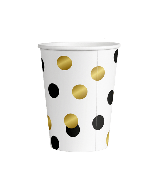Alles Gute zum Geburtstag Tassen Dots 8cm 8Stück